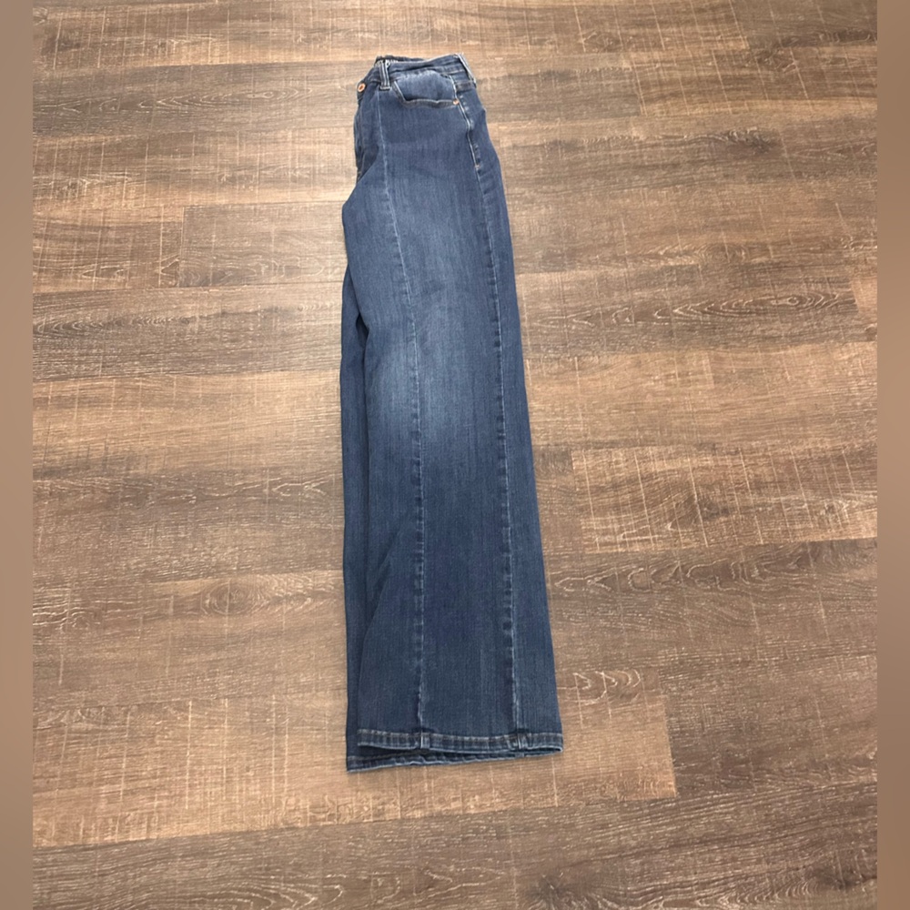 Judy Blue Medium Wash Wide Leg Jeans Size 7 - Picture 4 of 5